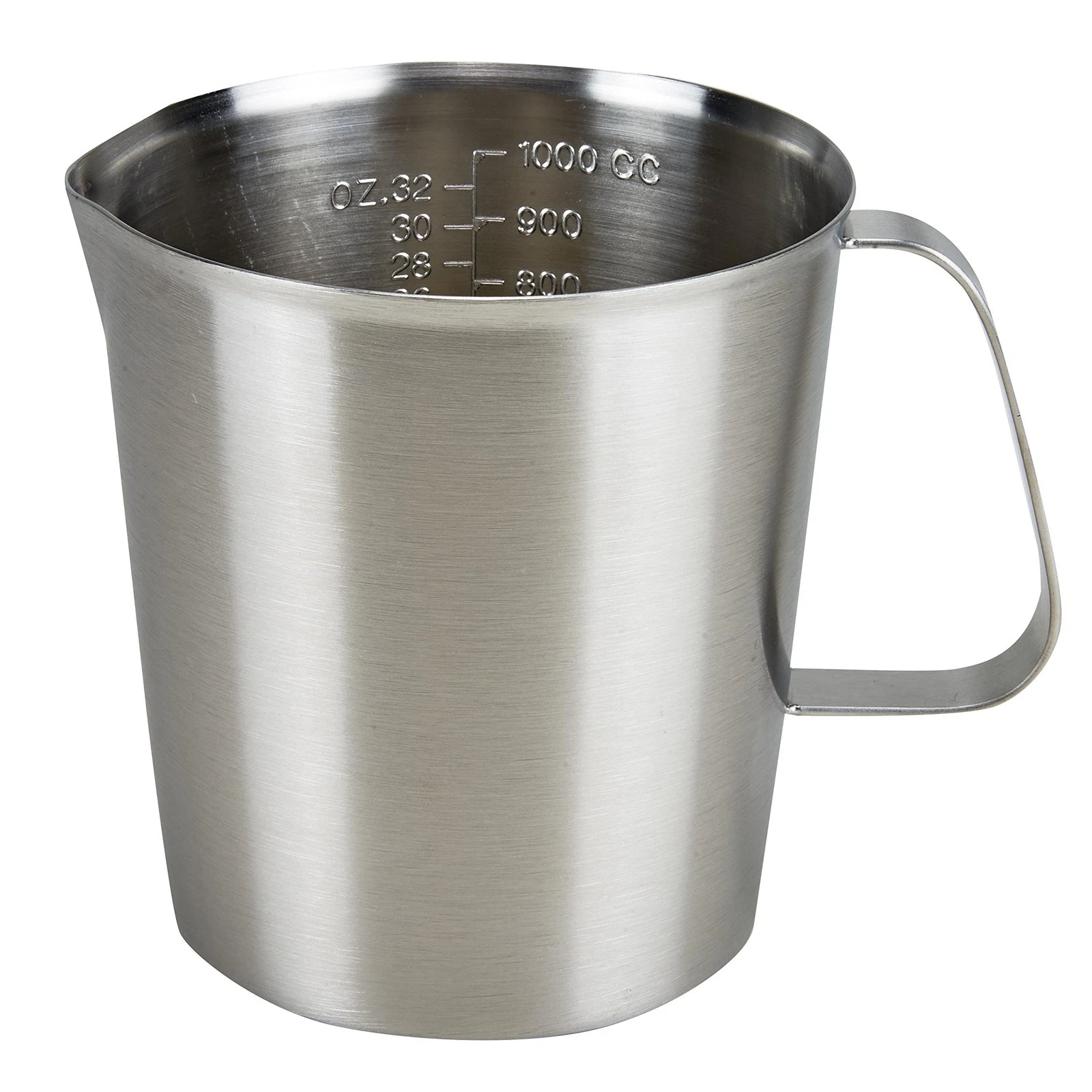32oz Stainless Steel Metal Measuring Cup with Handle Graduated Pitcher