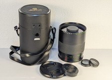 Makinon 500mm F8.8 Reflex Mirror Lens Rollei Mount Case Caps Filters
