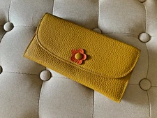 Mustard Envelope Wallet New No Tags