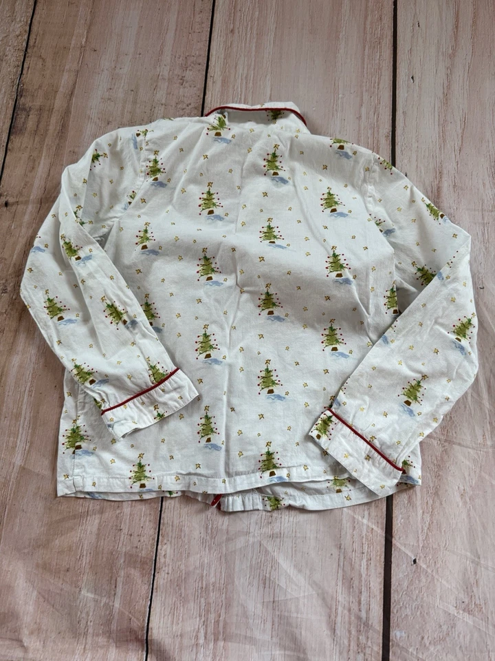 Dear Georgie Christmas 2 Piece Pajama Set Boys Size 10 Y Green Long Sleeve Girls - Image 2 of 4