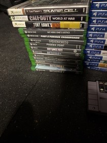 video game lot huge  90 XBOX + XBOX 360 + PS4 + PS3 + XB1 ALL GAMES TESTED