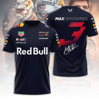 2026 Max Verstappen Formula 1 Redbull 3D Cotton T-shirt