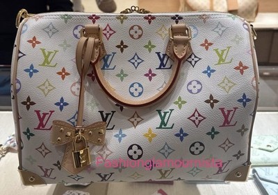 BNIB Louis Vuitton X Takashi Murakami 2026 Speedy 30 Soft White