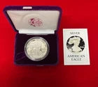 1986-S Proof American Silver Eagle Dollar $1 Box & COA US Mint Bullion OGP