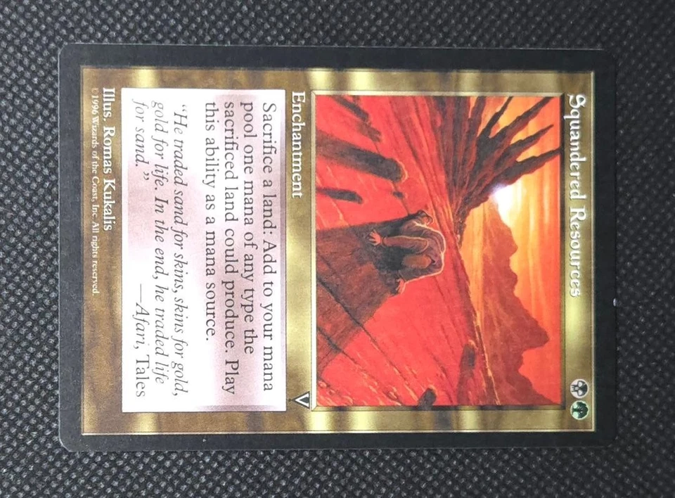 MTG Squandered Resources - Visions - Rare - Magic The Gathering LP - Image 2 of 4