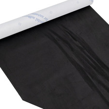 Suede Wrap Self-Adhesive Black Suede Car Interior Wrap 17in x 72in Microfiber...