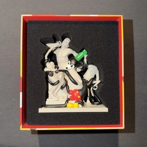 Mschf Mickey Mouse Public Domain Mouse Collectible Figure w/ redeemed mouse coin