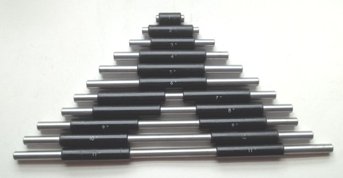 11 Stück Set Markenlos Mikrometer Einstell- & Kalibrierstandards 1" - 11"