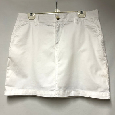 Sonoma Life + Style Everyday Skort Women sz 12 White Pockets Stretch Tennis Golf