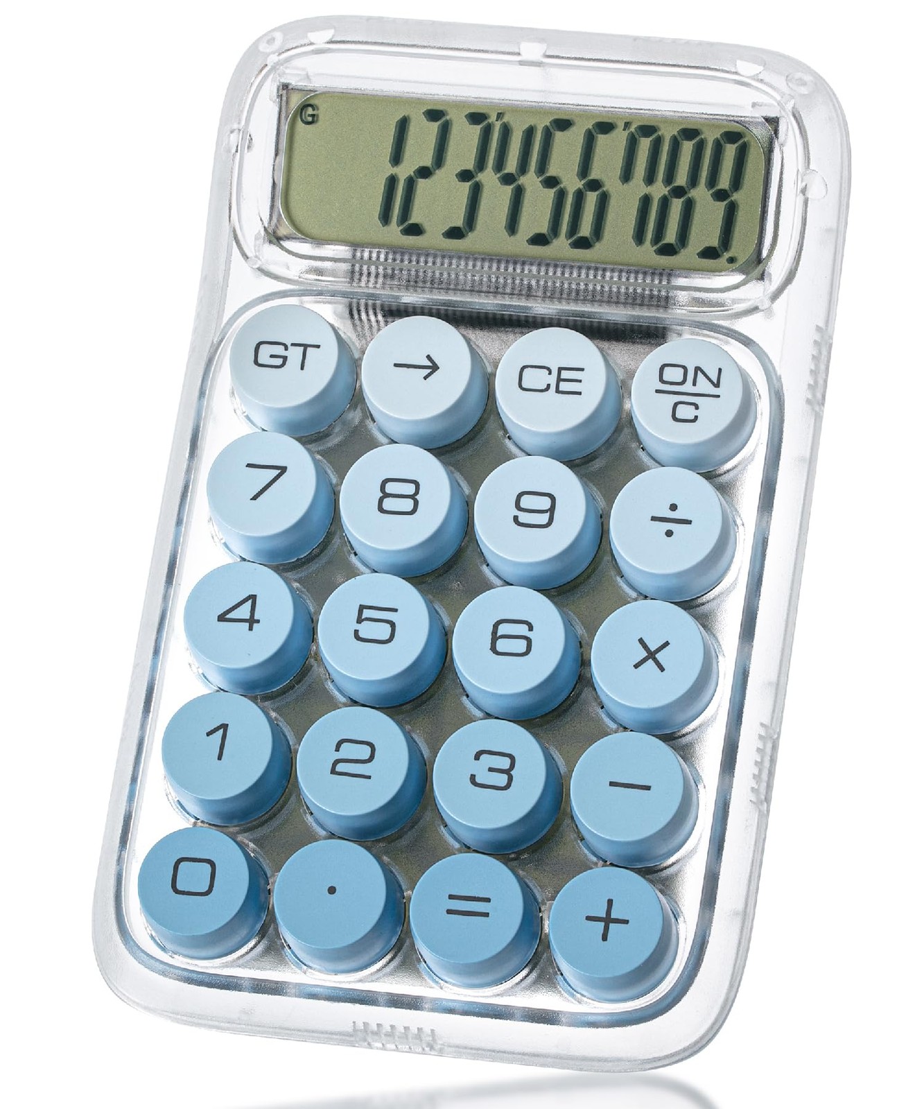 Mr. Pen- Mechanical Switch Calculator, 10 Digits, Blue