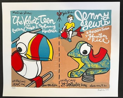 The Velvet Teen and Jenny Lewis Kilby Court 2006 S & #'d by Leia Bell
