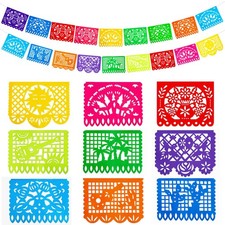 36 Ft Mexican Party Banner Fiesta Papel Picado Banner Cinco de Mayo Decor