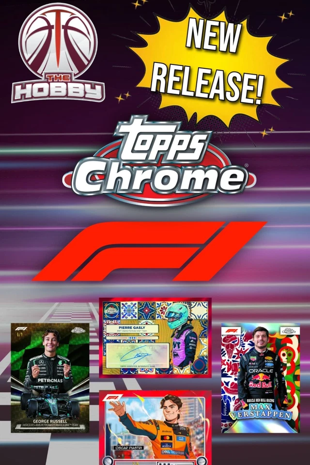 *NEW RELEASE* Topps Chrome F1 2026 - Breaks All Night!