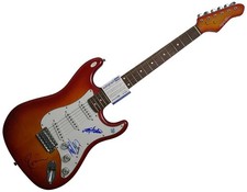 The Rolling Stones Signed Autograph Pros Cherryburst Guitar ACOA