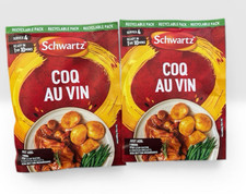 2 x 35g Schwartz Coq Au Vin Pot Full Of Flavour Pot Mix best before jul 2027