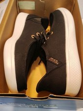 Skechers Bobs Slip Ins Shoes Womens Size 8 Memory Foam Sneakers Black 114814