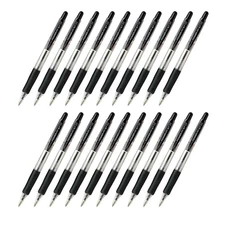 KOKUYO Recycled Resin Ballpoint Pen Power Fit Fine Point 0.7mm Black 20 Pieces