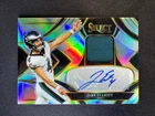 2025 Select Jake Elliott Auto Patch Silver Prizm #SME-JET Eagles #d 065/249
