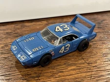 Tyco Plymouth Petty SuperBird #43 HO Slot Car