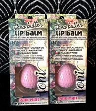 🌺2pk IONI DAY DREAMIN STRAWBERRY SOFT PINK MINT SHEA BUTTER JOJOBA OIL LIP BALM