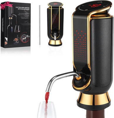 4-in-1 Electric Wine Aerator & Dispenser with LED - Perfect Gift for Wine Lovers