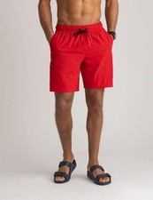 U.S. POLO ASSN. 8.5" Zip Cargo Swim Shorts, ENGINE RED CHOICE SIZE RETAIL 42