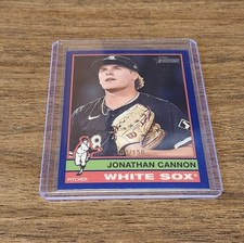 2025 Topps Heritage 323 Jonathan Cannon Blue Border Chrome
