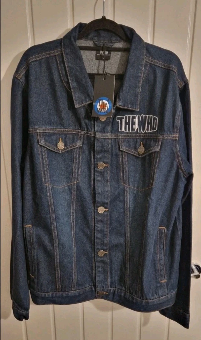 The Who Denim Jacket: Long Live Rock 2017 tour RRP £125 L ptp 23"