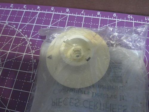 33001621 - Whirlpool Genuine OEM Timer Knob Skirt Almond Color WP33001621 - Picture 3 of 3