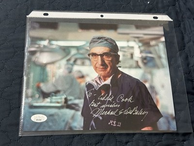 DR. MICHAEL E. DEBAKEY Famous Heart Surgeon: Hand Signed OriginalPhoto 5 x7 /KSK