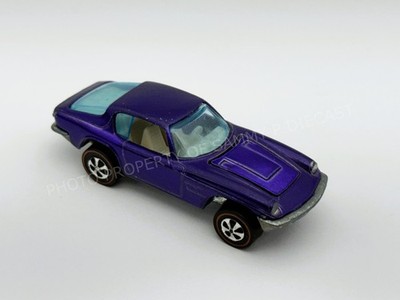 Hot Wheels Redline MASERATI MISTRAL Purple White Interior Very Nice !!