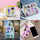96 PCS Space Cat Temporary Tattoos Kids Birthday Party Favors Astronaut Galaxy . 313031047051