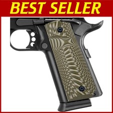 Tactical G10 1911 Grip Panels - Sunburst Texture - Full Size