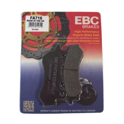 EBC FA716 Organic Brake Pads for Honda CB 125 F 2017-2021 - Image 1 of 2