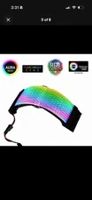 New 24Pin Neon Line Power RGB PSU Line PC Motherboard Power Extension Cable