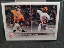 2022 Sean Hjelle / Yunior Marte #US246 Topps Update  RC NM