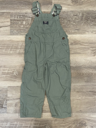 Vintage Oshkosh B'gosh Overalls Toddler Size 4T Vestbak Sage Green