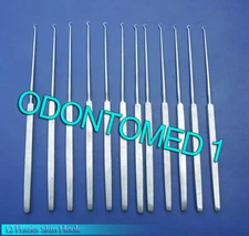 12 Frazier Skin Hook Neuro Surgical Dental Instruments