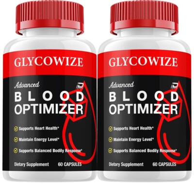 (2 Pack) Glycowize Capsules   Glyco Wize Pills Advanced Supplement, All Natural