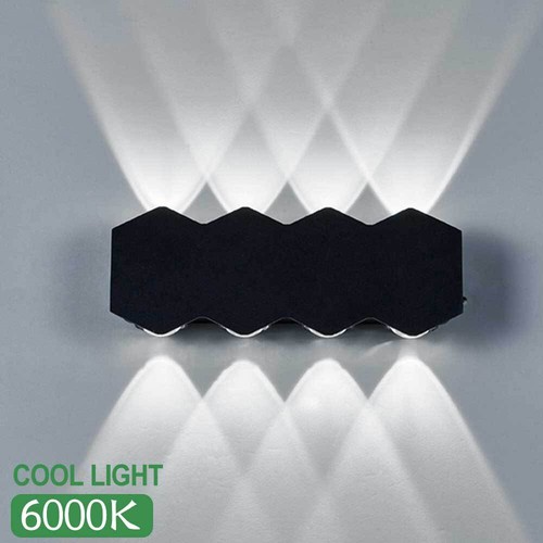 LED Wandleuchten Innen COB Wandlampe Flur Strahler Licht Up Down 4W 6W 8W Modern - Bild 25 von 53