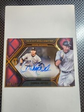 2022 TOPPS TRIBUTE AWARD WINNERS RED DEREK JETER ON CARD AUTO #10/10!! YANKEES 