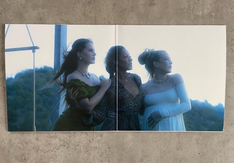 Lana Del Rey Blue Banisters Target rare RED vinyl opened / used