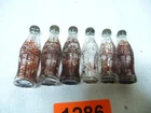 1286.   6 x Miniature Coca Cola Bottles Antique Vintage Bottles Dolls House