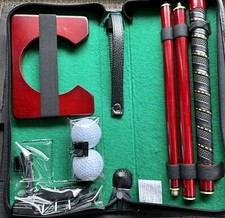 Brand New Travel Golf Putting Set in Carrying Case - Perfect Gift For Golfer