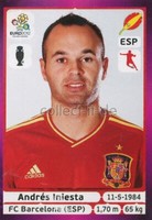 Panini Em 2012 Deutsche Version - Sticker 299 - Andres Iniesta