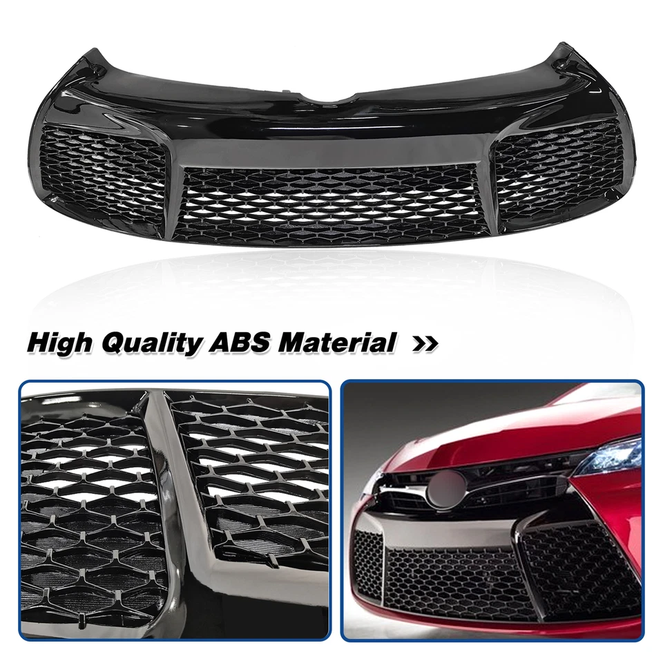 Juego de parachoques delantero parrilla inferior superior SE XSE para Toyota Camry 2015 2016 2017 Foto 2 de 4