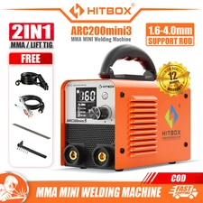 HITBOX Ultra Mini Rod Stick Welding Machine,160A LIFT TIG/MMA  Portable Welder
