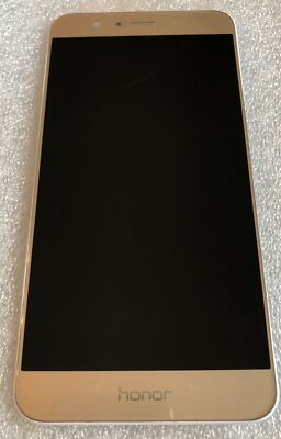 LCD Display Einheit Anzeige Touch Screen Glas + Rahmen Gold Huawei Honor 8 Pro