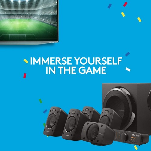 Logitech Z906 5.1 Surround Sound Speaker System THX Dolby Digital and DTS - Picture 9 of 10