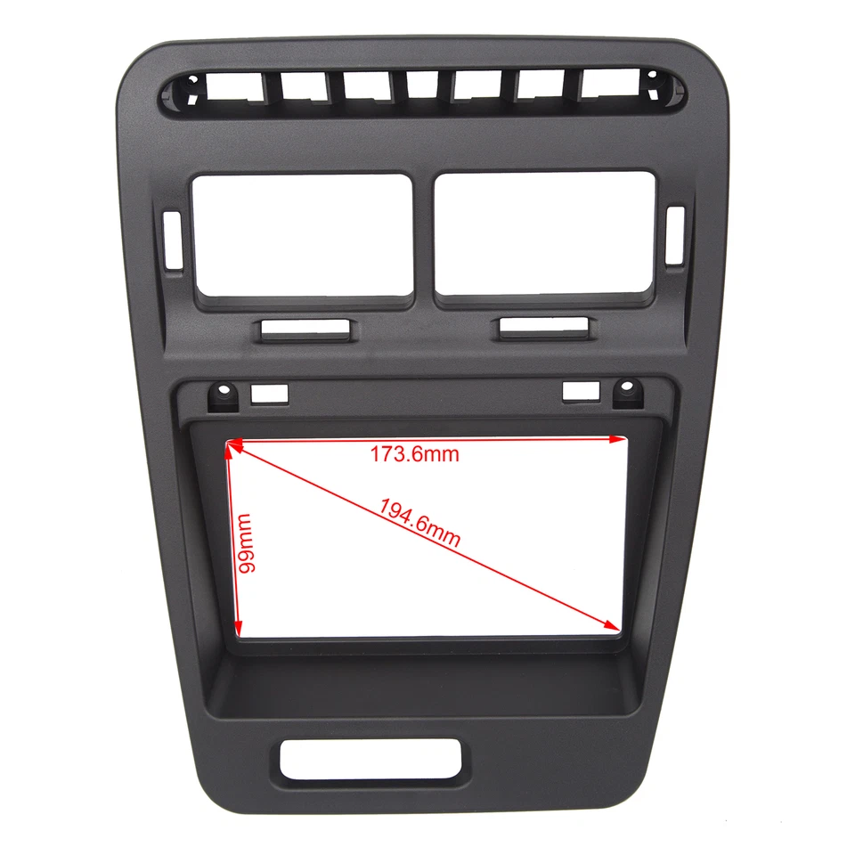 For Nissan 300ZX 1990-1999 Double Din Radio Dash Bezel Kit with Stock Finish - Image 2 of 4